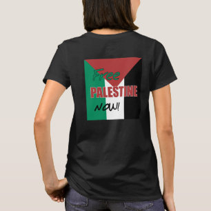 Vrij Palestina nu Palestijnse vlag T-shirt