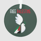 Vrij Palestina Ornament (achterkant)
