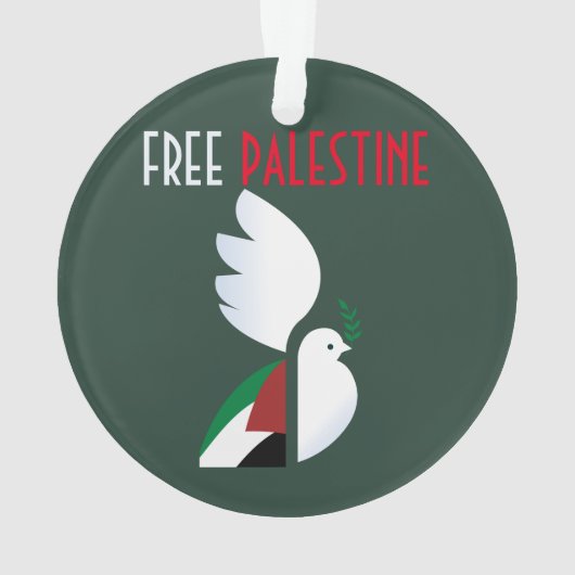Vrij Palestina Ornament (achterkant)