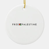 Vrij Palestina Ornament (Voorkant)