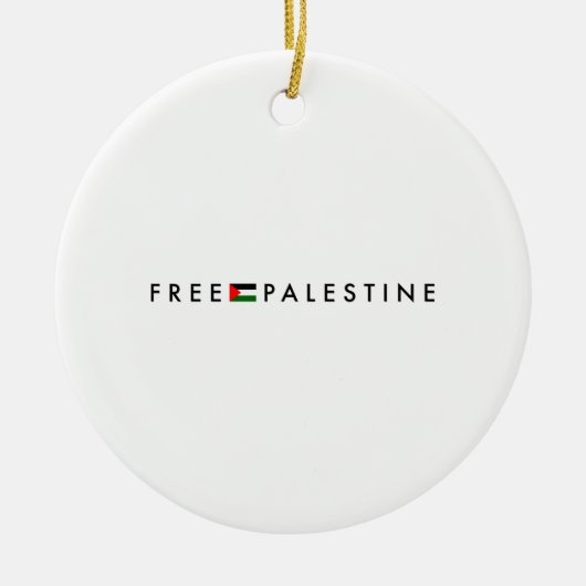 Vrij Palestina Ornament (Voorkant)