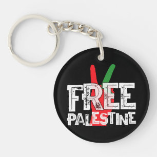 Vrij Palestina Palestijns Patriottisch Staakt-het- Sleutelhanger