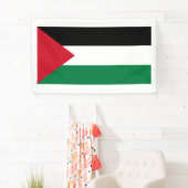 Vrij Palestina - Palestijnse vlag (ع ط - ل - م - ف Spandoek (Insitu)