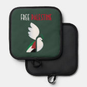 Vrij Palestina Pannenlap (Voorkant / Achterkant)