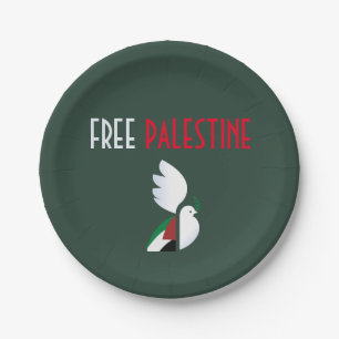 Vrij Palestina Papieren Bordje