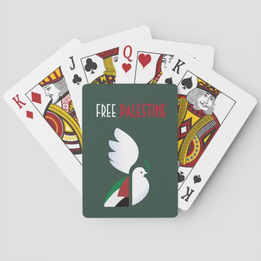 Vrij Palestina Pokerkaarten (Achterkant)