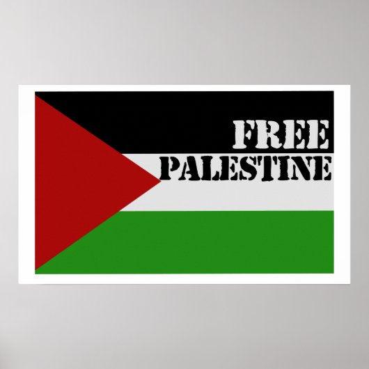 Vrij Palestina Poster (Voorkant)