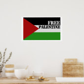 Vrij Palestina Poster (Keuken)