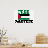 Vrij Palestina Poster (Keuken)