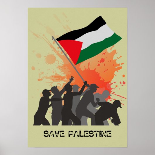 Vrij Palestina Poster (Voorkant)