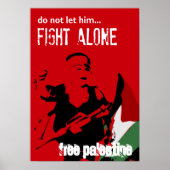 Vrij Palestina Poster (Voorkant)