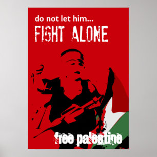 Vrij Palestina Poster