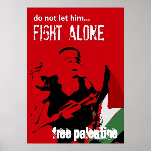 Vrij Palestina Poster (Voorkant)