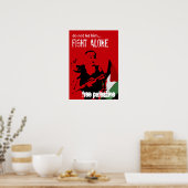 Vrij Palestina Poster (Keuken)