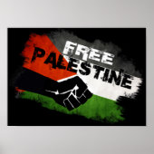 Vrij Palestina Poster (Voorkant)