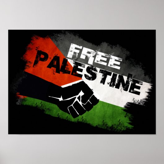 Vrij Palestina Poster (Voorkant)