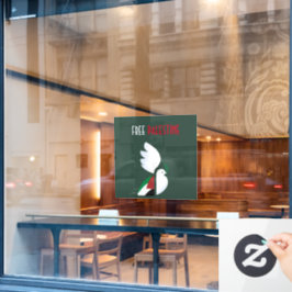 Vrij Palestina Raamsticker