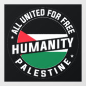 Vrij Palestina Raamsticker (Vel)