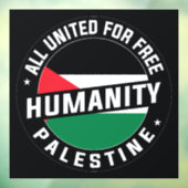 Vrij Palestina Raamsticker (Vel 3)