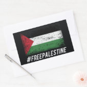 Vrij Palestina Rechthoekige Sticker (Envelop)
