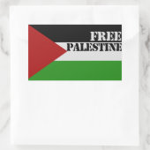 Vrij Palestina Rechthoekige Sticker (Tas)