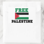 Vrij Palestina Rechthoekige Sticker (Tas)