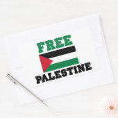 Vrij Palestina Rechthoekige Sticker (Envelop)