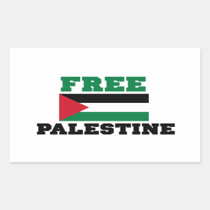 Vrij Palestina Rechthoekige Sticker