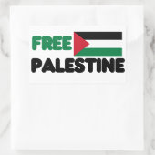 Vrij Palestina Rechthoekige Sticker (Tas)