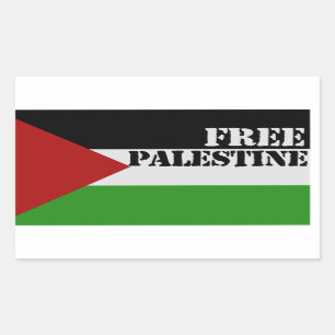 Vrij Palestina Rechthoekige Sticker