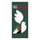 Vrij Palestina Reclamekaart (Achterkant)