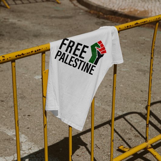 Vrij Palestina, red de mensheid, Solidariteit T-sh T-shirt