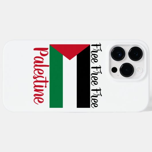 Vrij Palestina Red Gaza Case-Mate iPhone Case (Achterkant (horizontaal))