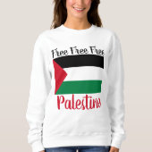 Vrij Palestina Red Gaza Trui (Voorkant)