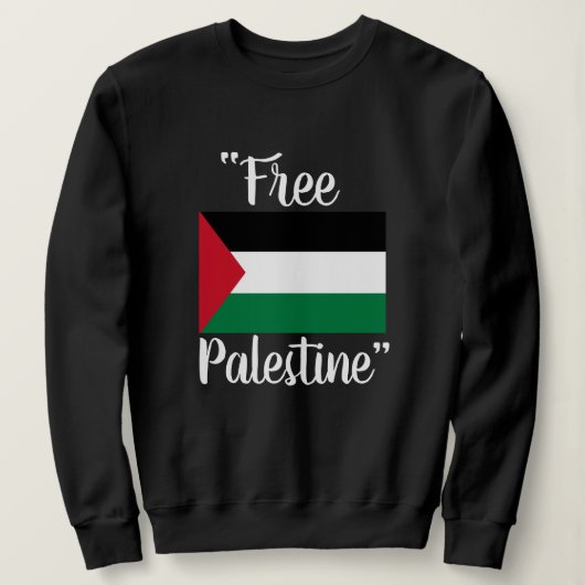 Vrij Palestina Red Gaza Trui (Design voorkant)
