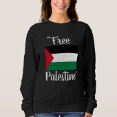 Vrij Palestina Red Gaza Trui (Voorkant)