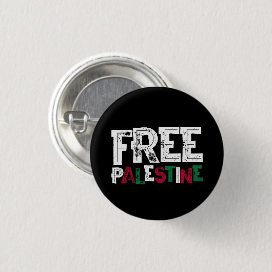 Vrij Palestina Ronde Button 3,2 Cm (Voorkant /achterkant)