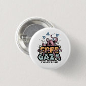 Vrij Palestina Ronde Button 3,2 Cm (Voorkant /achterkant)