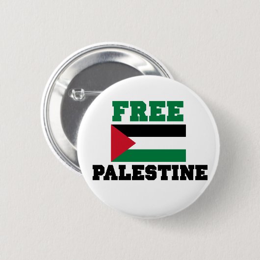 Vrij Palestina Ronde Button 5,7 Cm (Voorkant /achterkant)