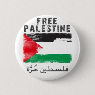 Vrij Palestina Ronde Button 5,7 Cm