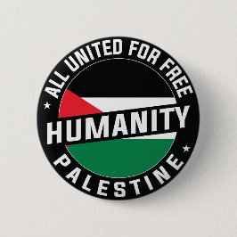 Vrij Palestina Ronde Button 5,7 Cm