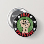 Vrij Palestina Ronde Button 5,7 Cm (Voorkant /achterkant)