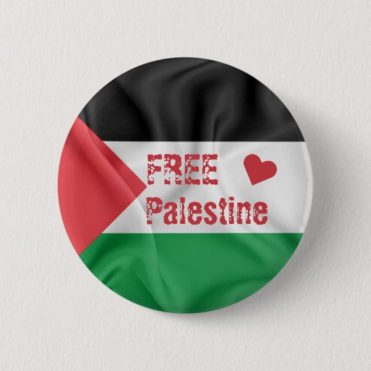 Vrij Palestina Ronde Button 5,7 Cm (Voorkant)