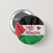 Vrij Palestina Ronde Button 5,7 Cm (Voorkant /achterkant)