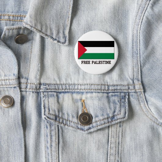 Vrij Palestina Ronde Button 5,7 Cm (In situ)