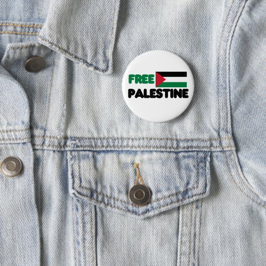 Vrij Palestina Ronde Button 5,7 Cm (In situ)