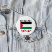 Vrij Palestina Ronde Button 7,6 Cm (In situ)