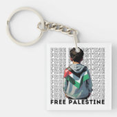 Vrij Palestina Sleutelhanger (Voorkant)