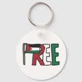 Vrij Palestina Sleutelhanger (Voorkant)