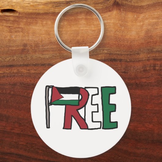 Vrij Palestina Sleutelhanger (Voorkant)